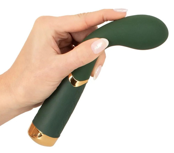 Зеленый стимулятор точки G Luxurious G-Spot Massager - 19,5 см. Зеленый стимулятор точки G Luxurious G-Spot Massager - 19,5 см.