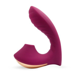 Сливовый L-образный вибромассажёр с вакуумной стимуляцией 3,5’’ Silicone Billow Suction Lover Сливовый L-образный вибромассажёр с вакуумной стимуляцией 3,5’’ Silicone Billow Suction Lover