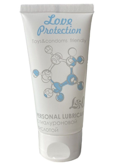Увлажняющий лубрикант на водной основе Love Protection - 50 мл. Увлажняющий лубрикант на водной основе Love Protection - 50 мл.
