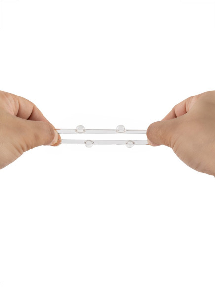 Прозрачное эрекционное кольцо с 6 стимулирующими шариками Прозрачное эрекционное кольцо с 6 стимулирующими шариками