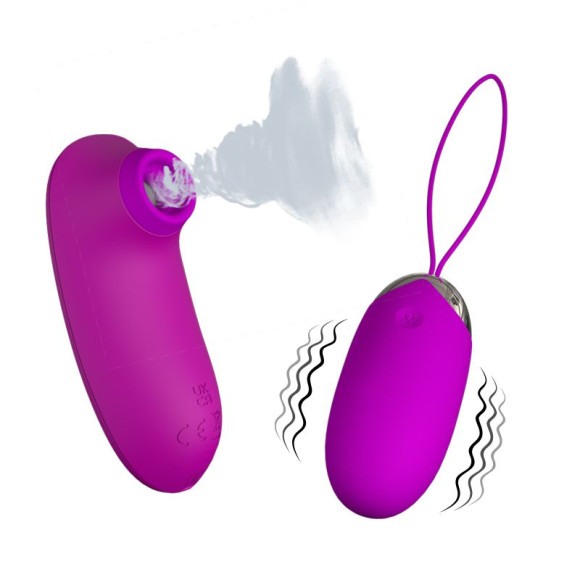 Набор вибростимуляторов Orthus: яйцо и стимулятор клитора Набор вибростимуляторов Orthus: яйцо и стимулятор клитора