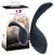 Чёрный стимулятор Close2You Duetto - 23,5 см.