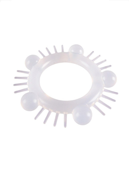 Эластичное эрекционное кольцо с шишечками и шипами Эластичное эрекционное кольцо с шишечками и шипами