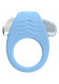 Голубое эрекционное кольцо с вибрацией Stylish Soft Touch C-ring 