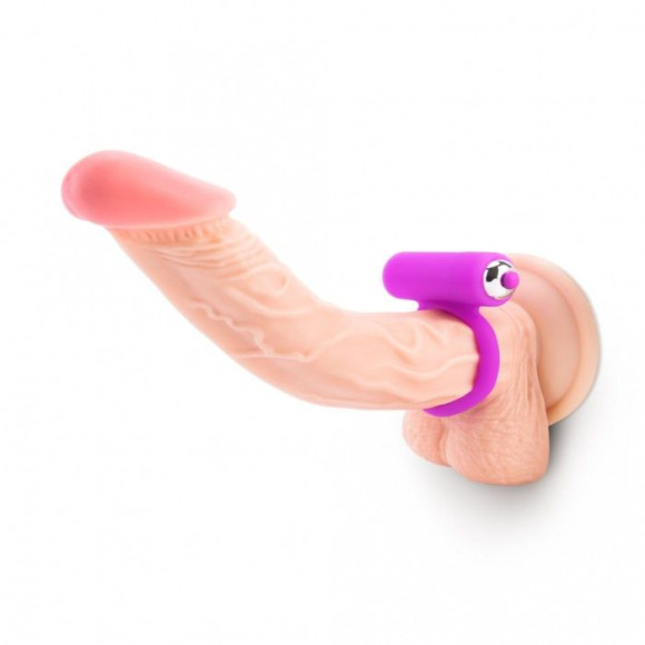 Лиловое эрекционное кольцо с вибрацией Лиловое эрекционное кольцо с вибрацией