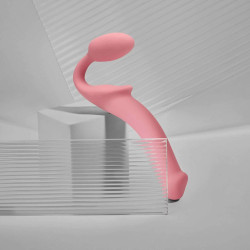 Розовый безремневой страпон Strap-on-me Semi-Realistic Bendable Strap-On size M Розовый безремневой страпон Strap-on-me Semi-Realistic Bendable Strap-On size M