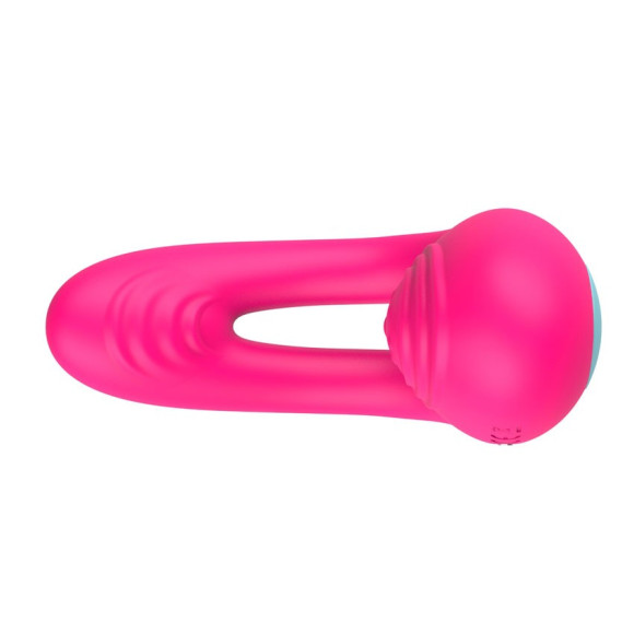 Розовое виброкольцо с пультом ДУ Розовое виброкольцо с пультом ДУ