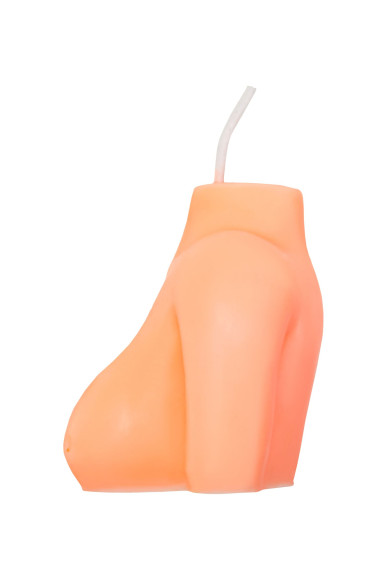 Оранжевая сувенирная свеча «Женский силуэт»