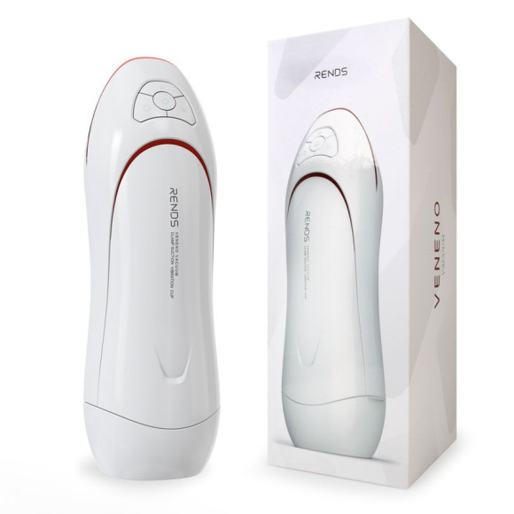 Белый вибромастурбатор со сжатием и голосовым сопровождением Белый вибромастурбатор со сжатием и голосовым сопровождением