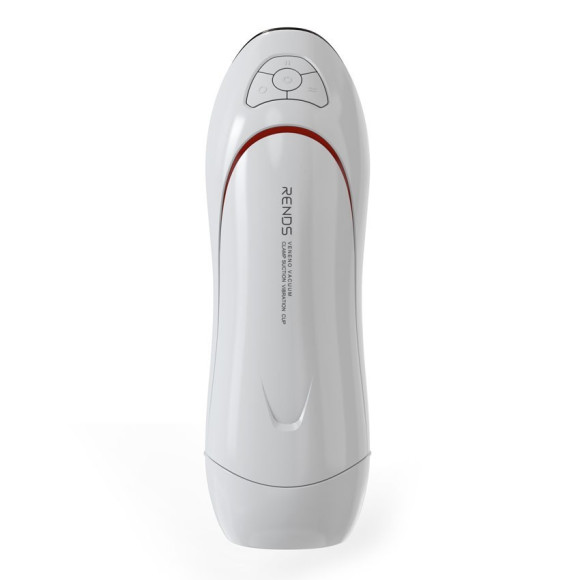 Белый вибромастурбатор со сжатием и голосовым сопровождением Белый вибромастурбатор со сжатием и голосовым сопровождением