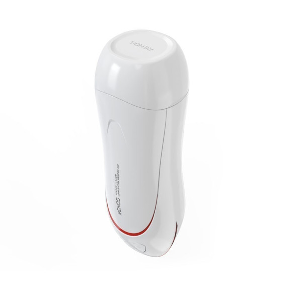 Белый вибромастурбатор со сжатием и голосовым сопровождением Белый вибромастурбатор со сжатием и голосовым сопровождением