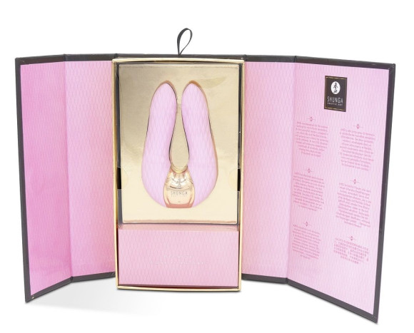 Розовый двойной вибростимулятор AIKO с двумя моторами Розовый двойной вибростимулятор AIKO с двумя моторами