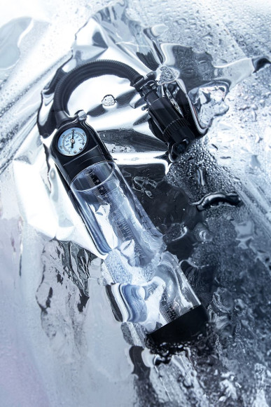 Прозрачная механическая помпа Helmer с манометром Прозрачная механическая помпа Helmer с манометром