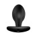 Чёрная анальная пробка с пультом управления - 8,5 см. Чёрная анальная пробка с пультом управления - 8,5 см.
