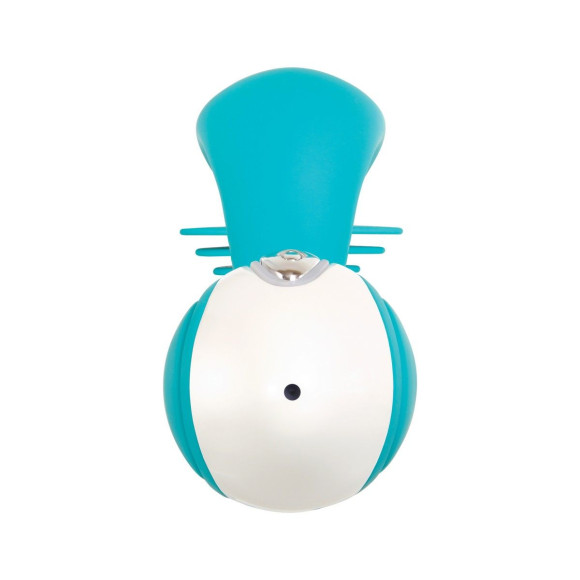 Голубой вибратор-кролик с функцией поступательных движений The Show Stopper - 23,5 см. Голубой вибратор-кролик с функцией поступательных движений The Show Stopper - 23,5 см.