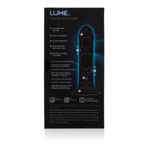 Бежевый вибромассажёр с присоской LUXE Touch-Sensitive Vibrator - 16,5 см. Бежевый вибромассажёр с присоской LUXE Touch-Sensitive Vibrator - 16,5 см.