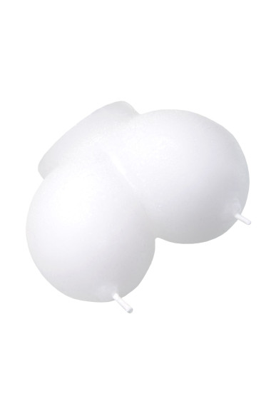 Белая сувенирная свеча «Сиськи» Белая сувенирная свеча «Сиськи»