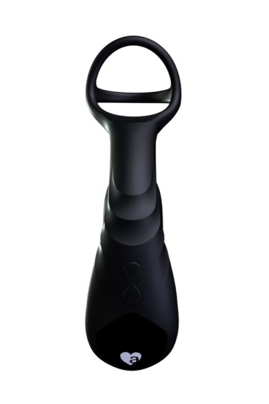 Черный инновационный масcажер простаты Pulse с функцией осцилляции Черный инновационный масcажер простаты Pulse с функцией осцилляции