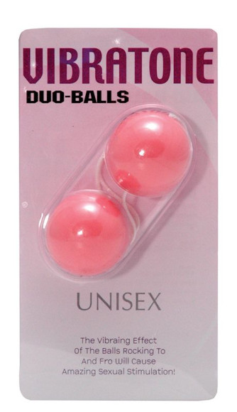 Розовые вагинальные шарики Vibratone DUO-BALLS Розовые вагинальные шарики Vibratone DUO-BALLS