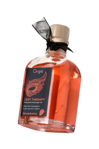 Массажное масло Orgie Lips Massage со вкусом клубники - 100 мл. Массажное масло Orgie Lips Massage со вкусом клубники - 100 мл.