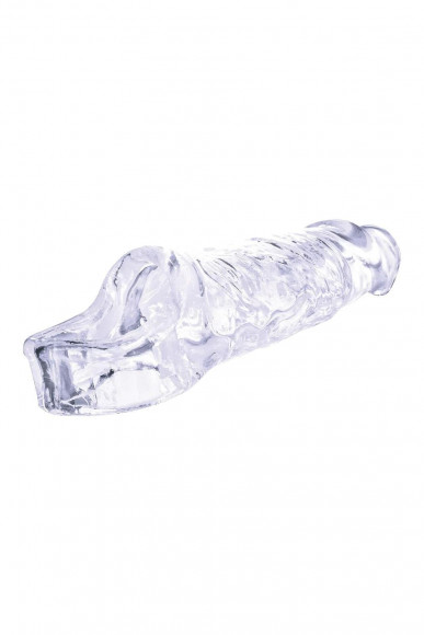 Прозрачная насадка-удлинитель Length Enhancer With Bullet с подхватом - 22,3 см. Прозрачная насадка-удлинитель Length Enhancer With Bullet с подхватом - 22,3 см.