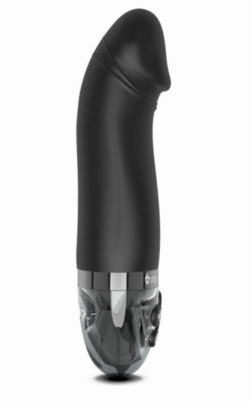 Черный вибратор с электростимуляцией Real Deal Neal - 16,5 см. Черный вибратор с электростимуляцией Real Deal Neal - 16,5 см.