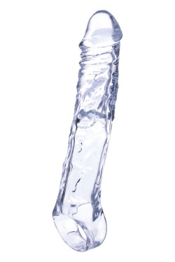 Прозрачная насадка-удлинитель Length Enhancer с подхватом - 22,3 см.