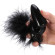 Пробка с хвостиком Black Bunny - 11 см. Пробка с хвостиком Black Bunny - 11 см.
