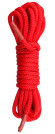 Красная веревка для связывания Nylon Rope - 5 м. Красная веревка для связывания Nylon Rope - 5 м.