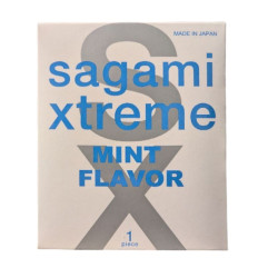 Презерватив Sagami Xtreme Mint с ароматом мяты - 1 шт. Презерватив Sagami Xtreme Mint с ароматом мяты - 1 шт.