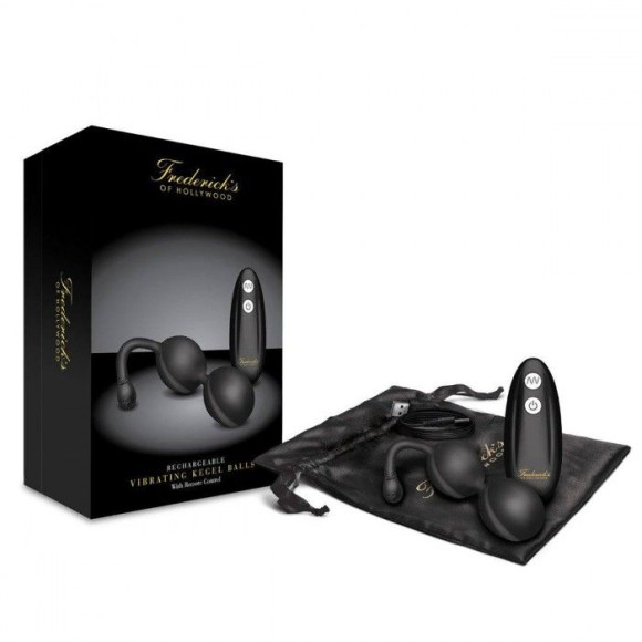 Черные вагинальные шарики с пультом ДУ Черные вагинальные шарики с пультом ДУ