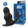 Черный рельефный анальный стимулятор-тоннель - 15,5 см. Черный рельефный анальный стимулятор-тоннель - 15,5 см.