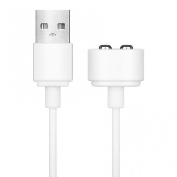 Белый магнитный кабель для зарядки Satisfyer USB Charging Cable Белый магнитный кабель для зарядки Satisfyer USB Charging Cable