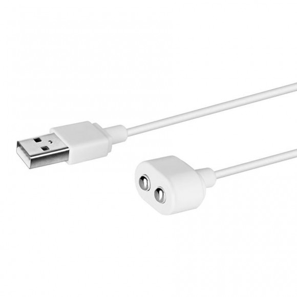 Белый магнитный кабель для зарядки Satisfyer USB Charging Cable Белый магнитный кабель для зарядки Satisfyer USB Charging Cable