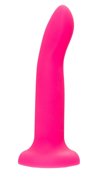 Ярко-розовый, светящийся в темноте фаллоимитатор Sam Glow - 17 см. Ярко-розовый, светящийся в темноте фаллоимитатор Sam Glow - 17 см.