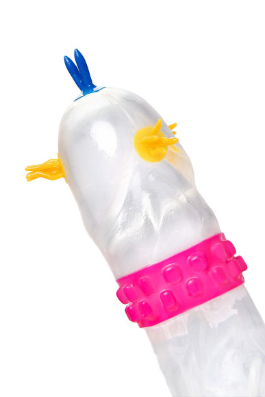 Стимулирующий презерватив «Ночная лихорадка» с ароматом персика - 1 шт. Стимулирующий презерватив «Ночная лихорадка» с ароматом персика - 1 шт.