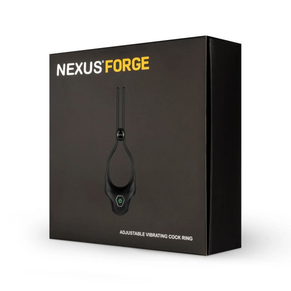 Черное эрекционное лассо с вибрацией Nexus Forge Черное эрекционное лассо с вибрацией Nexus Forge