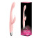 Розовый вибромассажёр для G-стимуляции с клиторальным отростком Розовый вибромассажёр для G-стимуляции с клиторальным отростком
