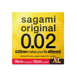 Презерватив увеличенного размера Sagami Original 0.02 XL-size - 1 шт. Презерватив увеличенного размера Sagami Original 0.02 XL-size - 1 шт.