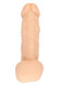 Телесный фаллос с мошонкой для трусиков с плугом - 17,5 см. Телесный фаллос с мошонкой для трусиков с плугом - 17,5 см.