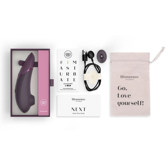 Фиолетовый бесконтактный клиторальный стимулятор Womanizer Next Фиолетовый бесконтактный клиторальный стимулятор Womanizer Next