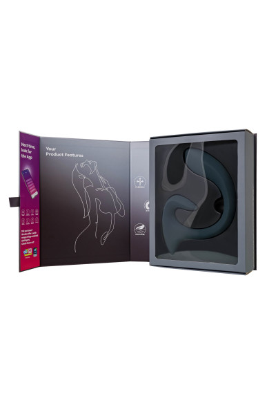 Темно-серый вибратор для G-стимуляции G for Goddess 1 Темно-серый вибратор для G-стимуляции G for Goddess 1