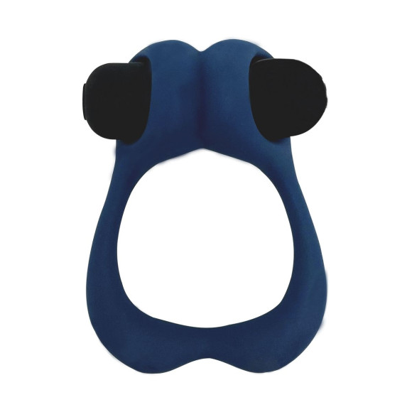 Синее эрекционное виброкольцо Nutty Синее эрекционное виброкольцо Nutty