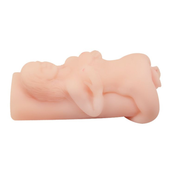 Мастурбатор-вагина с вибрацией и переминанием Мастурбатор-вагина с вибрацией и переминанием