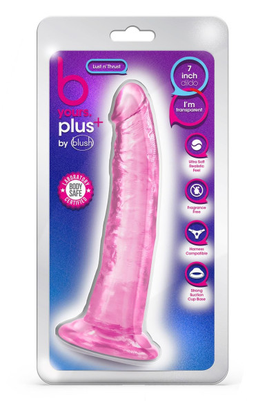 Розовый фаллоимитатор Lust N’ Thrust - 20,5 см. Розовый фаллоимитатор Lust N’ Thrust - 20,5 см.