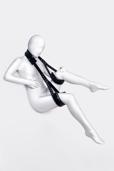 Черные кожаные стропы для фиксации Anonymo Черные кожаные стропы для фиксации Anonymo