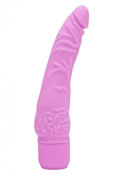Розовый вибратор Classic Slim Vibrator - 21 см.