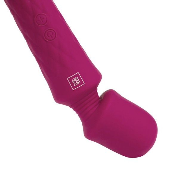 Бордовый вибромассажер Luna - 21,4 см. Бордовый вибромассажер Luna - 21,4 см.