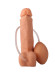 Фаллоимитатор-реалистик с грушей - 19 см. Фаллоимитатор-реалистик с грушей - 19 см.