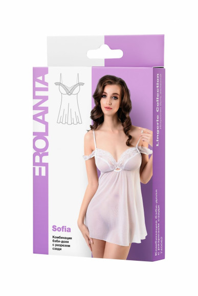 Сексуальный бэби-долл c разрезом сзади Sofia Сексуальный бэби-долл c разрезом сзади Sofia